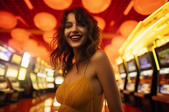 Lucky Red platform sports and casino homepage overview on mobile